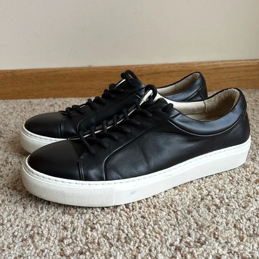 Royal Republiq Women’s Spartacus Core 235 Black Leather Sneakers Eu 39 US 8